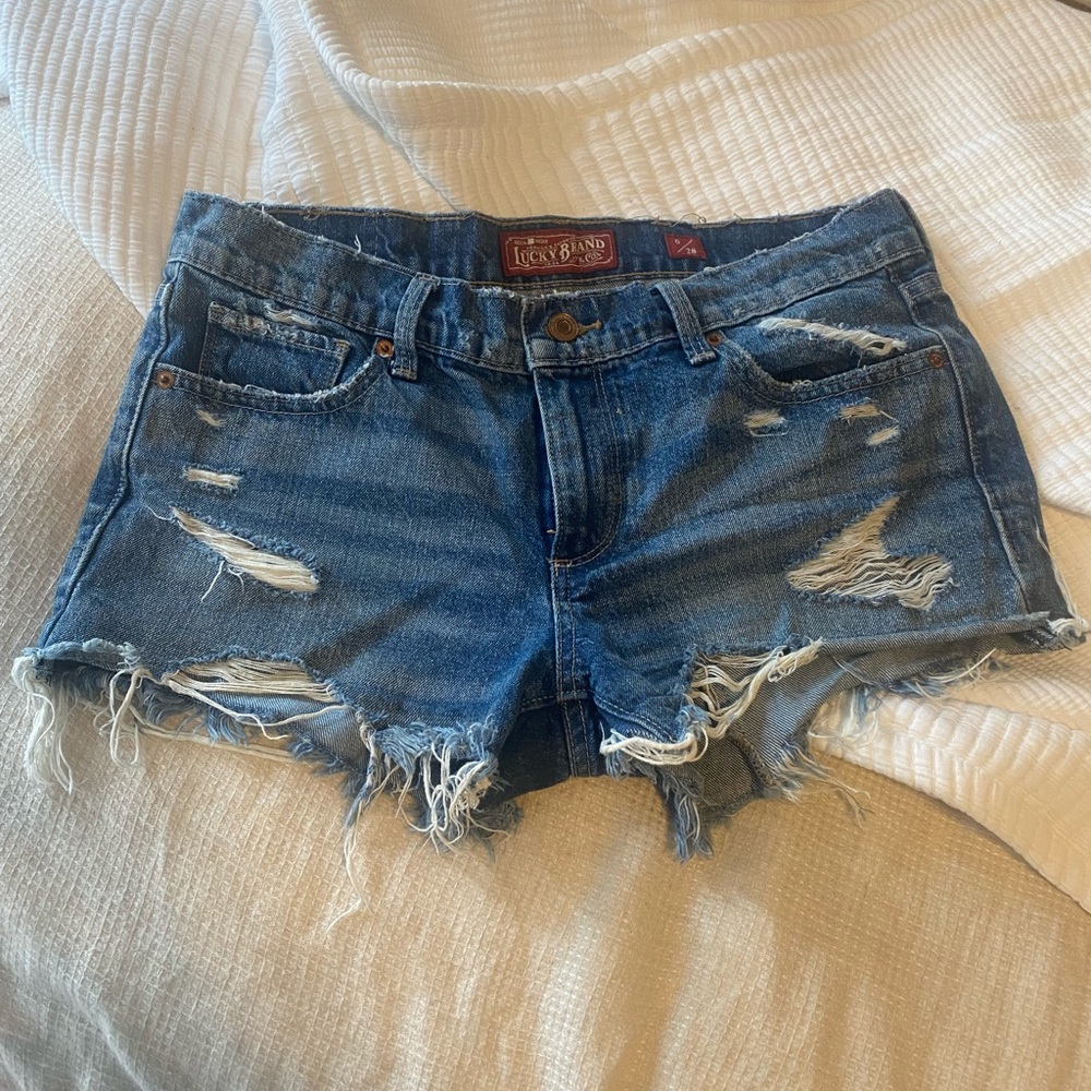 Lucky jean shorts size 6/28